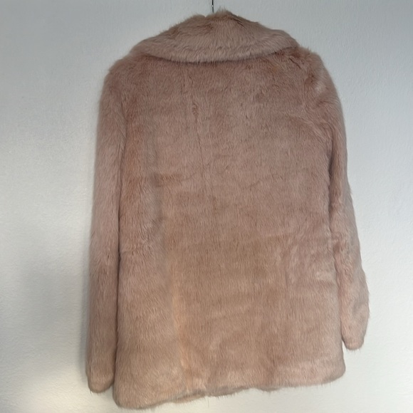 Pink Faux Fur Coat - Picture 2 of 2